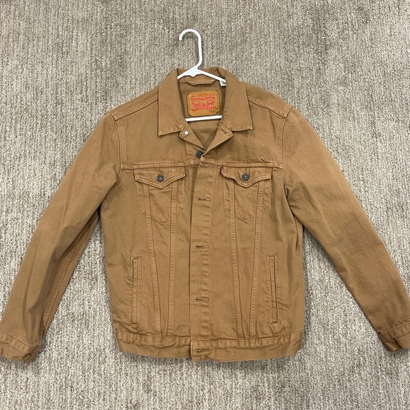 Levi’s Canvas Trucker Jacket - tan - large